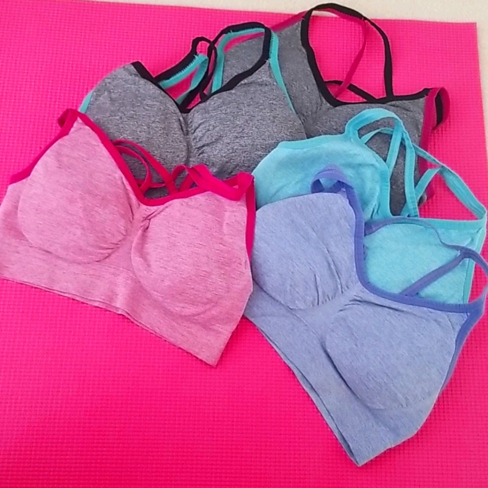 Women's Wireless Medium Supports Bras (5 pack)